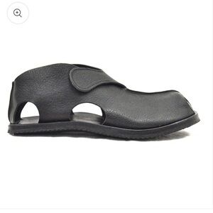 Men's CYDWOQ Trek Black Leather Sandals